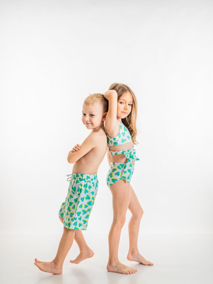 MiniMo Μαγιό βερμούδα Hearts - Image 4