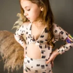 MiniMo Μαγιό Γυναικείο ολόσωμο μακρύ μανίκι