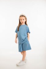 MiniMo Σετ κοντομάνικο unisex baby blue - Image 4