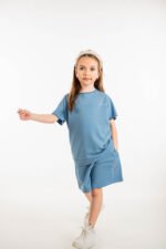 MiniMo Σετ κοντομάνικο unisex baby blue