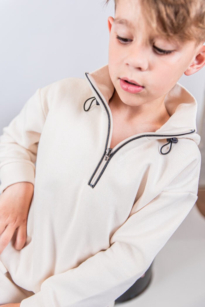 MiniMo Σετ φόρμες φούτερ vanilla - Image 2