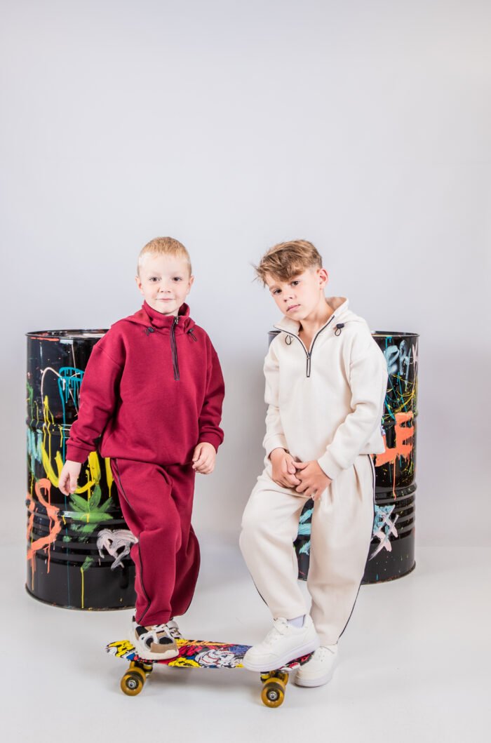 MiniMo Σετ φόρμες φούτερ vanilla - Image 3