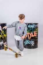 MiniMo Σετ φόρμες φούτερ grey - Image 2