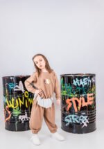 MiniMo Σετ φόρμες φούτερ choco - Image 2