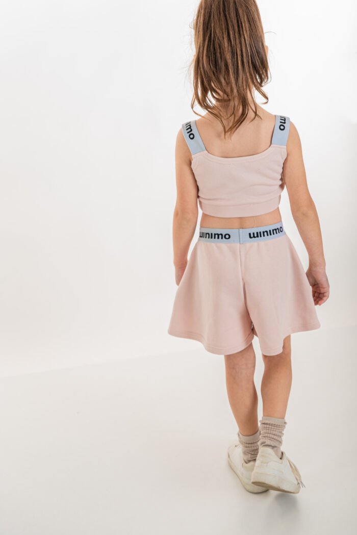 MiniMo Σετ σορτς μπουστάκι pale pink - Image 3
