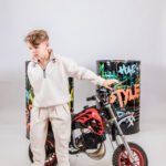 MiniMo Σετ φόρμες φούτερ vanilla