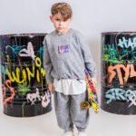 MiniMo Σετ φόρμες φούτερ grey