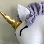 Μαξιλάρι μονόκερος λιλά - Image 2