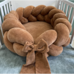 Βρεφική φωλιά πλεξούδα biscuit